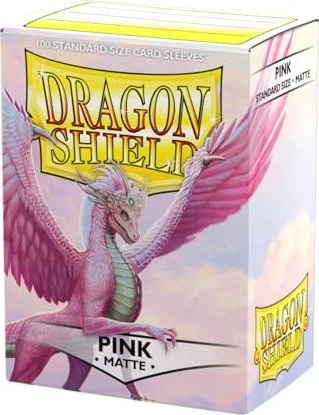 Dragon Shield Matte Sleeves Standard pink, 100 Stück