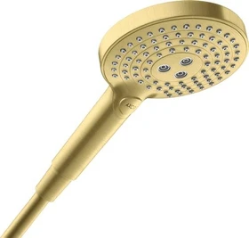Hansgrohe Axor ShowerSolutions 120 3jet Handbrause brushed brass