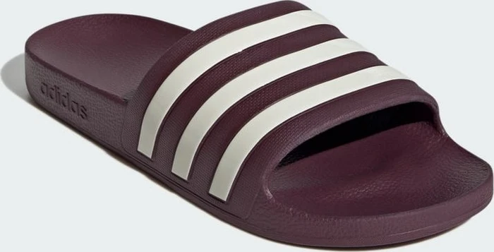 adidas Aqua Adilette maroon/off white (Damen)