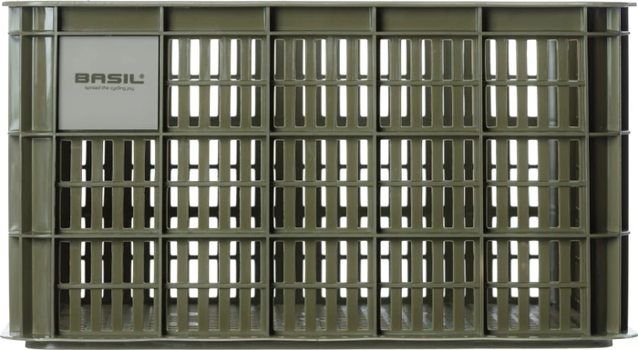 Basil Crate L Fahrradkorb moss green