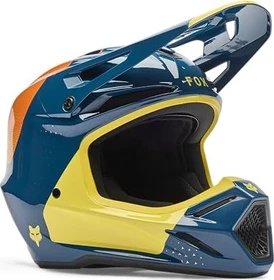 Fox Racing V3 Tine blau/gelb/orange
