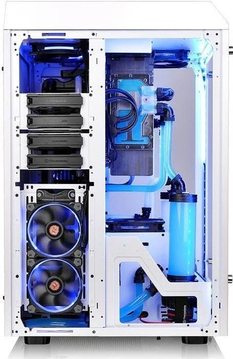 Thermaltake The Tower 900 Snow Edition, weiß, Glasfenster