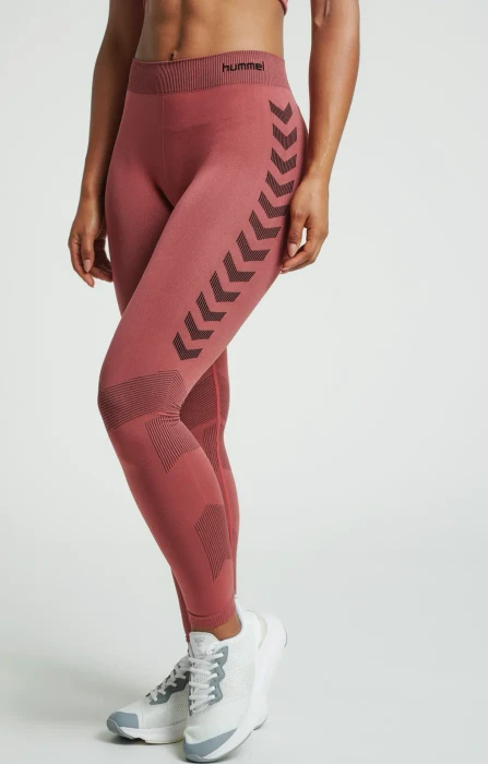 hummel Seamless Training Tight Hose lang marsala (Damen)