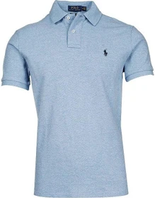 Ralph Lauren The Iconic Mesh Poloshirt kurzarm light blue melange (Herren)
