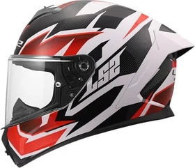 LS2 FF820 Rapid III Xtrem schwarz/weiß/rot