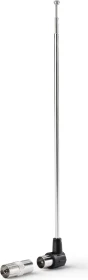 Hama Zimmerantenne "Mobile" für DAB+, DAB, DVB-T2, UKW, passiv, Teleskop