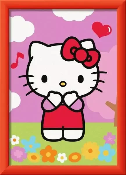 Ravensburger Malen nach Zahlen CreArt Fröhliche Hello Kitty