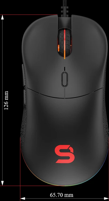 Endorfy SilentiumPC SPC Gear GEM, schwarz, USB