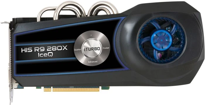 HIS Radeon R9 280X IceQ Boost Clock, 3GB GDDR5, DVI, HDMI, 2x mDP