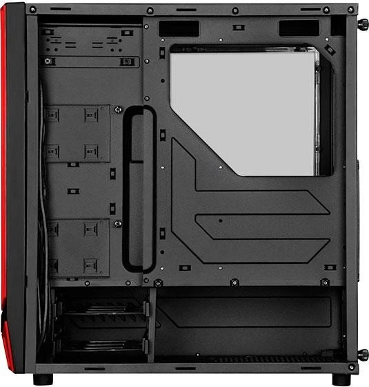 SilverStone Redline Series RL05 rot, Acrylfenster