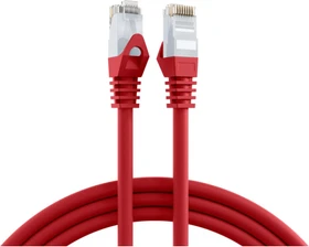 EFB Elektronik CCA Patchkabel, Cat6, U/UTP, RJ-45/RJ-45, 0.25m, rot