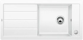 Blanco Mevit XL 6 S Einbau Becken reversibel mit Ablauffernbedienung weiß