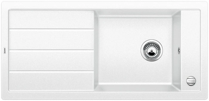 Blanco Mevit XL 6 S Einbau Becken reversibel mit Ablauffernbedienung weiß