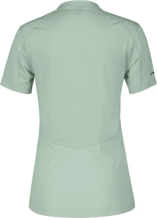 Scott Trail Flow Zip Trikot kurzarm fresh green/metal blue (Damen)