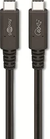 Wentronic USB-C-Kabel USB4 Generation 3x2 1.0m schwarz