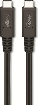 Wentronic USB-C-Kabel USB4 Generation 3x2 1.0m schwarz