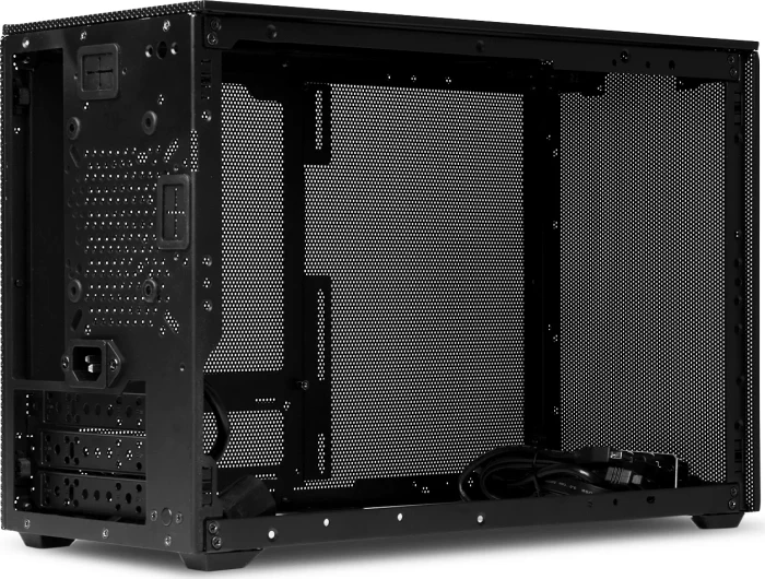 SSUPD Meshroom D, schwarz, Variant B, 1x USB-C 3.2, 1x USB-A 3.0, Mini-ITX