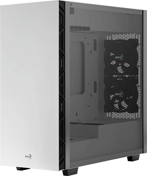 AeroCool Flo Saturn FRGB, weiß, Glasfenster