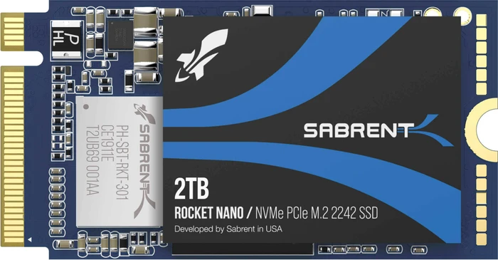 Sabrent Rocket Nano 2TB, M.2 2242 / M-Key / PCIe 3.1 x4
