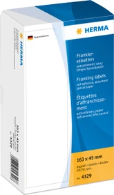 Herma Frankieretiketten, 163x45mm, weiß, 250 Blatt (500 Etiketten)