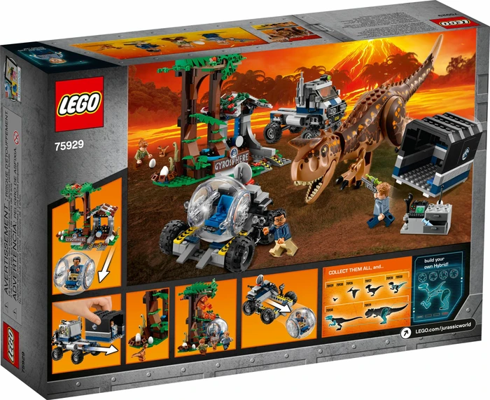 LEGO Jurassic World - Carnotaurus - Flucht in der Gyrosphere