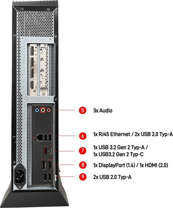 MSI Trident AS 11th 11TD-1825DE, Core i7-11700F, 32GB RAM, 1TB SSD, 2TB HDD, GeForce RTX 3070