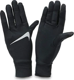 Nike Lightweight Tech Run Laufhandschuhe schwarz/silber (Damen)