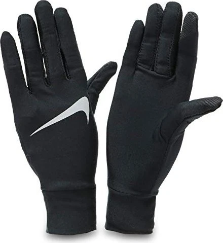 Nike Lightweight Tech Run Laufhandschuhe schwarz/silber (Damen)