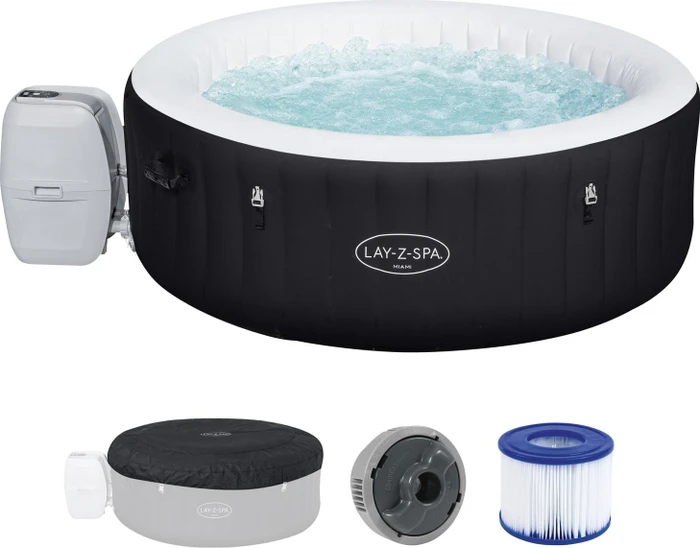 Bestway Lay-Z-Spa Miami AirJet Whirlpool rund 180x66cm