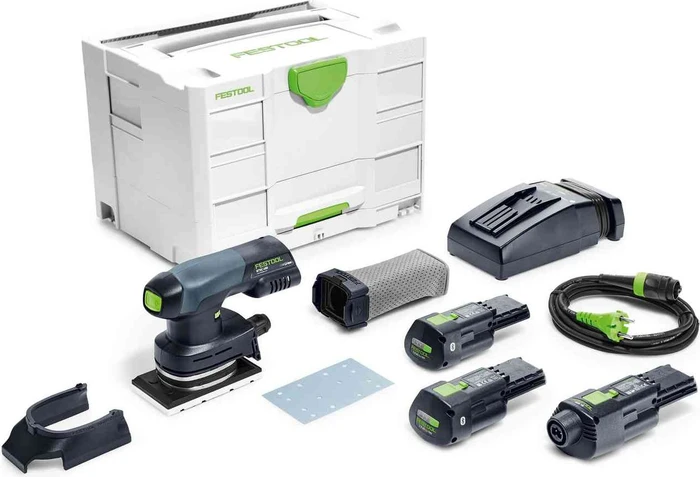 Festool RTSC 400 3.0 I-Set Akku-Schwingschleifer inkl. Systainer + 2 Akkus 3.0Ah