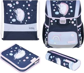 Herlitz Loop Plus Plus Unicorn Dreams Schultaschen-Set, 4-tlg.