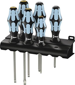 Wera Kraftform Edelstahl 3334/3355/6 Schraubendrehersatz, 6-tlg.