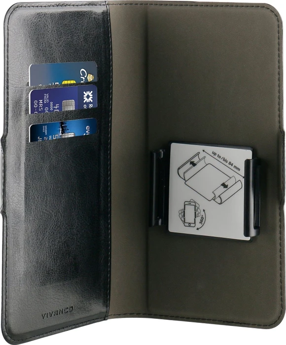 Vivanco Universal Book Case Gr. L schwarz