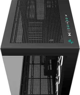DeepCool CH780 BK, schwarz, Glasfenster