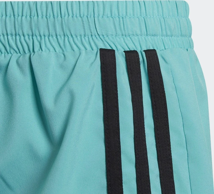 adidas Designed To Move 3-Streifen Shorts semi mint rush/black (Junior)