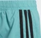 adidas Designed To Move 3-Streifen Shorts semi mint rush/black (Junior) Vorschaubild