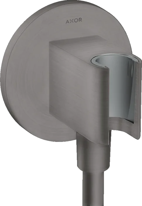 Hansgrohe Axor ShowerSolutions Portereinheit rund brushed black chrome