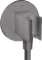 Hansgrohe Axor ShowerSolutions Portereinheit rund brushed black chrome Vorschaubild