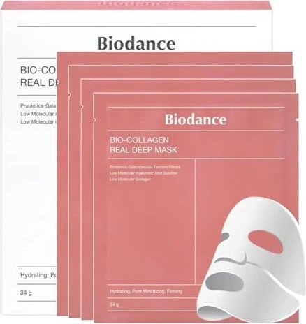 Biodance Bio Collagen-Real Deep Maske, 4 Stück
