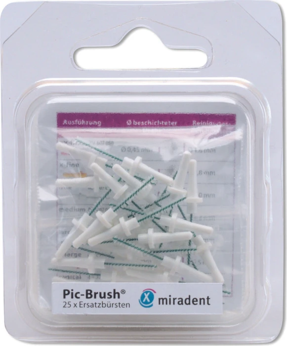 Miradent Pic-Brush weiß Ersatz Interdentalbürste fine