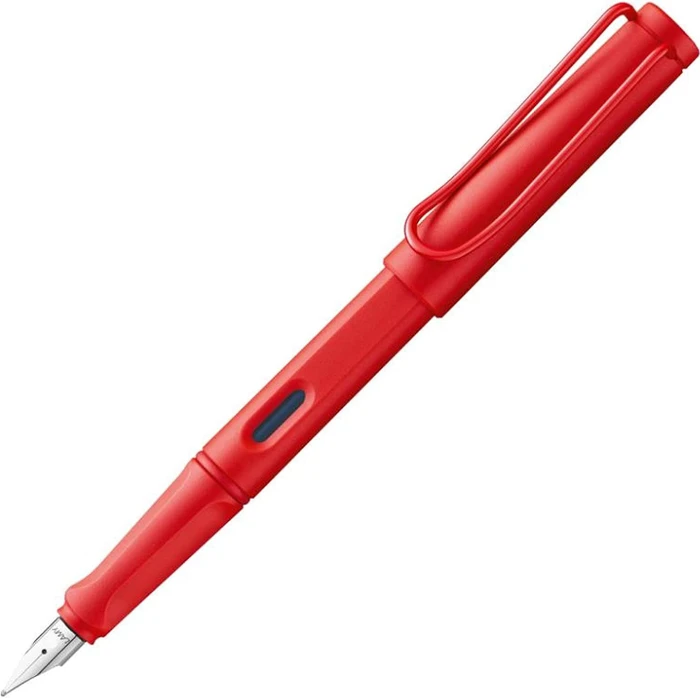 Lamy safari cozy strawberry, rechte Hand, fein