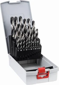 Bosch Professional HSS PointTeQ Spiralbohrer-Sortiment inkl. Werkzeugbox, 25-tlg.
