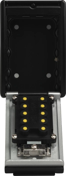 ABUS KeyGarage 767 zur Wandmontage Schlüsselkasten, schwarz/silber, elektronisches Zahlenschloss