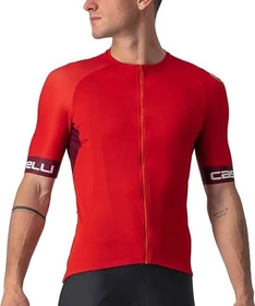 Castelli Entrata VI Trikot kurzarm red/bordeaux ivory (Herren)