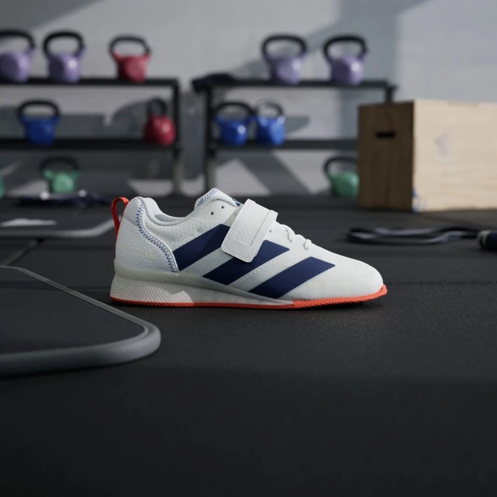 adidas Adipower 3 cloud white/dark blue/royal blue