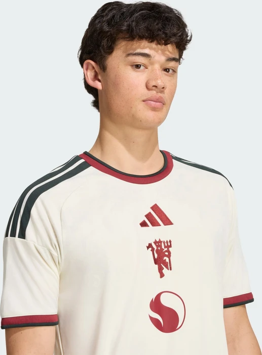 adidas Manchester United 2026/2027 Ausweichtrikot kurzarm ivory (Herren)