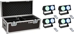 Eurolite Set 4x LED CBB-2 COB RGB Leiste + Case