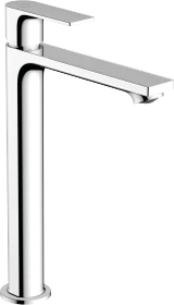 Hansgrohe Rebris E 240 CoolStart für Aufsatzwaschtische mit Zugstangen-Ablaufgarnitur chrom