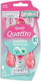 Wilkinson Sword Quattro Women Sensitive Einwegrasierer, 3 Stück