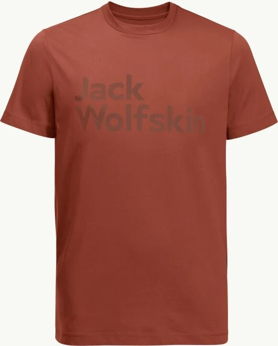 Jack Wolfskin Essential Logo T-Shirt kurzarm carmine (Herren)